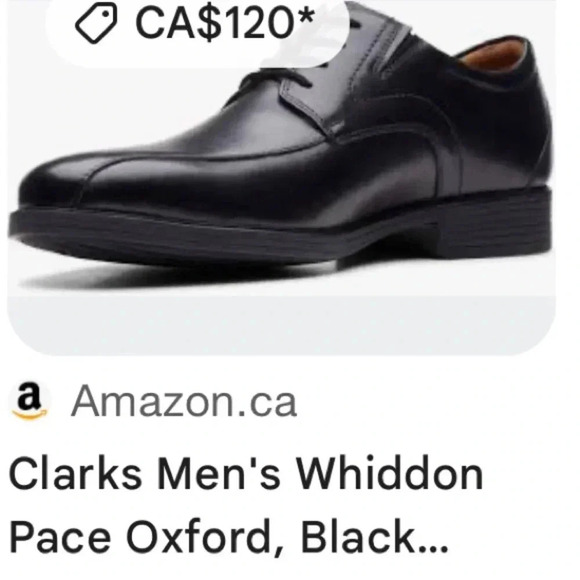 Clark’s Whiddon Pace NEW men size 8M OXFORD black leather shoes ,extreme comfort - Picture 13 of 13